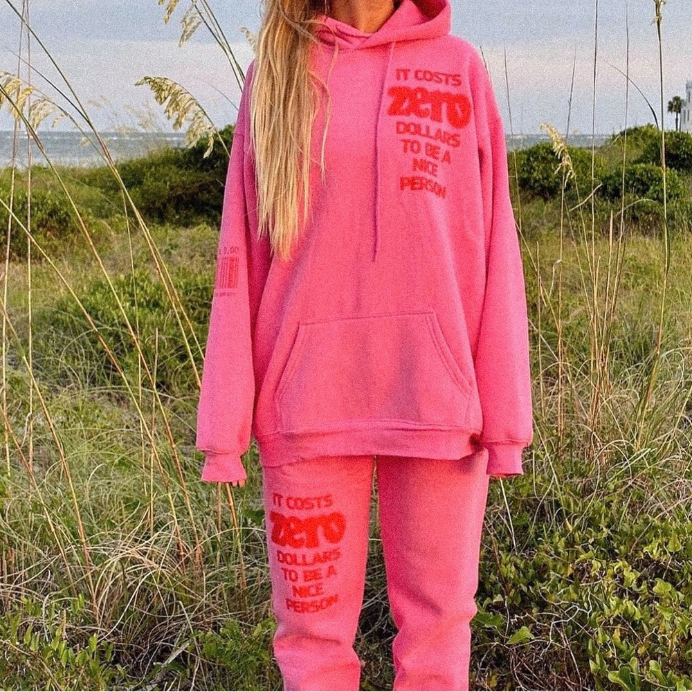 The Mayfair Group It Costs $0.00 To be A Nice Person Hoodie - Picture 4 of 11